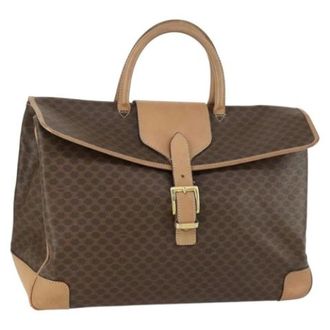 Celine Pre-owned Weekend Bags, female, Brown, Size: ONE SIZE Pre-owned Vintage Weekend Bag