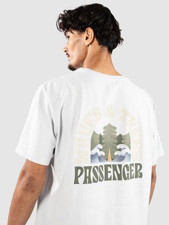 Passenger Outsiders Recycled Cotton T-Shirt blau