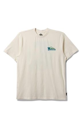 Quiksilver Everyday Paradise Cotton Graphic T-Shirt in Tofu at Nordstrom, Size Xx-Large