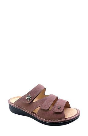 Finn Comfort Grenada Slide Sandal in Rose Nubuk at Nordstrom, Size 12-12.5Us