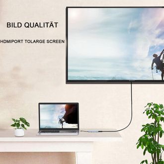 OEM Mejora Tu Espacio De Trabajo Con Un Adaptador Multipuerto Y Aumenta F&aacute;cilmente Tu Productividad Y Creatividad