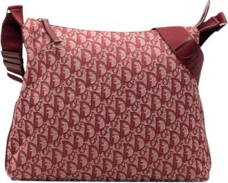 Dior Pre-owned Cross Body Bags, female, Red, Size: ONE SIZE Pre-owned Canvas Crossbody Bag