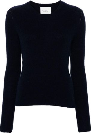 Isabel Marant Obira sweater - women - Alpaca Wool/Polyamide/Elastane - 36 - Blue