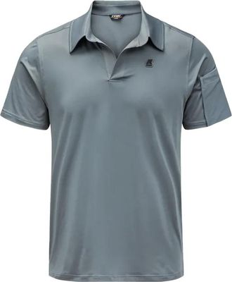 K-Way Slievot Gray Everest Polo - Heren - Polos - Grijs - S - Polyester - Tops