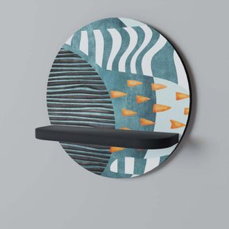 OEM Estante Redondo Negro Shrouded Shapes