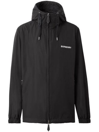 Burberry Jack met logoprint - Zwart