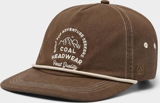 Coal Womens Hayes brown soft drawstring cap