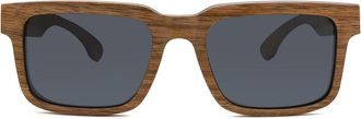 SmartBuy Collection Square Full Rim Acetate Mens Sunglasses Brown Size 55 - Free Lenses - SmartBuy Collection