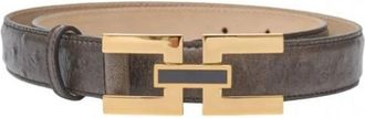Elisabetta Franchi Ct-25S-62E2-V200 Riem - Dames - Riemen - Bruin - L - Leer - Accessoires