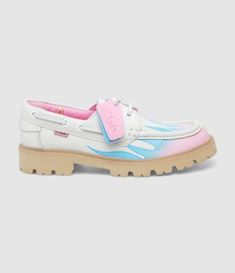 Clarks Mocassins Cleyhill Fire White, Collaboration Clarks x Bisous Bisous Bisous