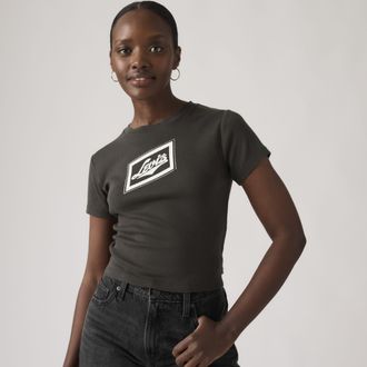 Levi's Graphic Essential Sporty Tee - Womens - XS - Black