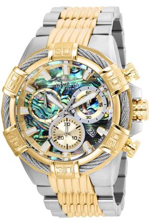Invicta Bolt 26540 Herenhorloge - Quartz Uurwerk - Roestvrij Staal met Parelmoer Wijzerplaat - 51 mm