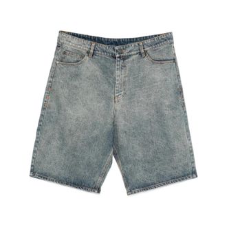 Daily Paper Clothing Denim Shorts, male, Gray, Size: XL Denim Shorts