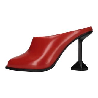 Ash Dance Soft Polish Calfaura - Dames - Muiltjes - Rood - 37 EU - Leer - Schoenen