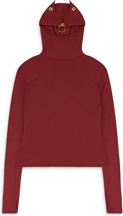 Undercover BORDEAUX KNIT HOODIE