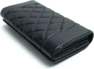 Chanel Pre-owned Wallets, female, Black, Size: ONE SIZE Pre-owned Vintage Wallet