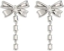 Self Portrait Womens Silver Brass Earrings