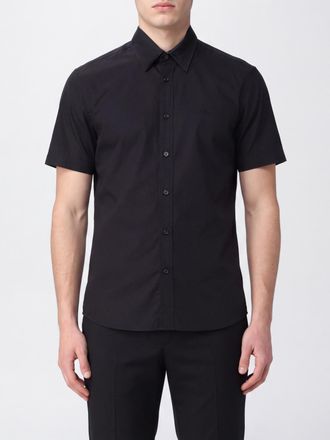 Burberry Short-Sleeved Stretch-Cotton Shirt with Embroidered EKD Logo
