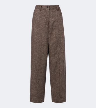 Moncler Pantaloni a gamba larga in lana