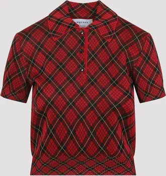 Alexander McQueen Polo Alexander Mc Queen Microcheck