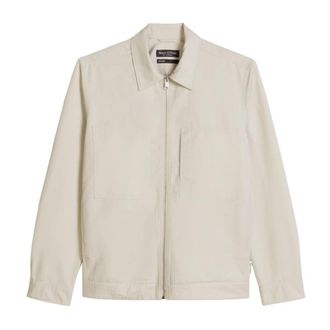 Marc O'Polo Lichte jassen - Heren - Zomerjassen - Beige - L - Katoen - Jassen