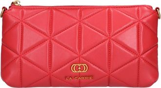 La Carrie Tassen.. Rood - Dames - Clutches - Rood - ONE Size - Leer - Tassen