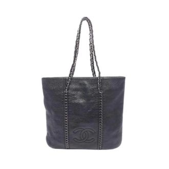 Chanel Pre-owned Bolso Tote de Piel con Coco Mark - Pre-owned - Mujer - Negro - ONE SIZE