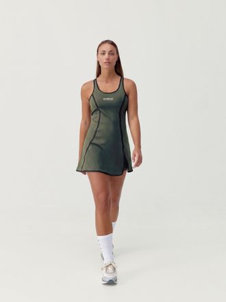 Born Dress Laver Court Kaki Leaf/Black