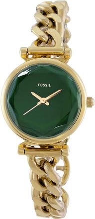 Fossil Carlie Quartz Green Dial Ladies Watch ES5441