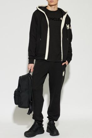 Moncler Sweatpants With Logo, Mens, Black