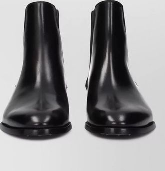 Celine leather chelsea boots