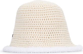 Jacquemus Womens Le Bucket Hat White Principal Cotton