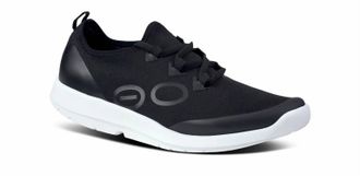 Oofos Mens Oomg Sport Lace Slip-On In White/black