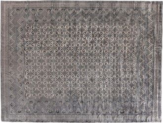 Exquisite Rugs Antique Weave Bamboo Hand Knotted Bamboo Silk Area Rug