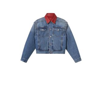 Isabel Marant Jacks - Dames - Jassen - Blauw - Maat: M Leer