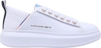 Alexander Smith Witte lage sneakers - Dames - Sneakers - Wit - 41 EU - Schoenen
