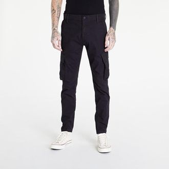 Calvin Klein Mens Black Essential Skinny Fit Cargo Pants, Waist Size 33