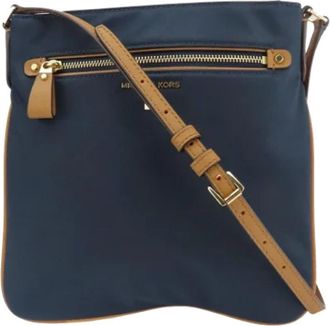 Michael Kors Pre-owned Nylon shoulder-bags - Dames - Vintage Schoudertas - Blauw - ONE Size - Nylon - Vintage