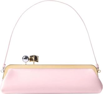 Jacquemus La Pochette Salon - Dames - Clutches - Roze - ONE Size - Leer - Tassen