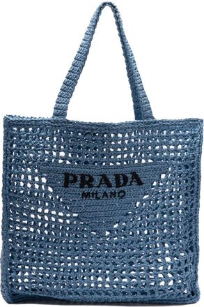 Prada Borsa tote alluncinetto - Blu
