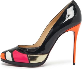 Christian Louboutin Pumps Astrogirl con design patchwork - Nero