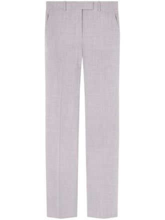 Versace tailored straight-leg trousers - Grey