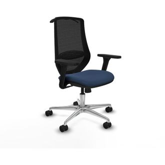 Piqueras y Crespo Piqueras Y Crespo Mardos Silla De Oficina Azul Marino Ergon&oacute;mica
