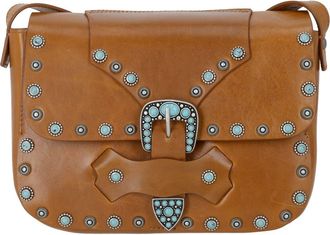Fortela Turquoise Whisky Leather Bag in Light Brown at Nordstrom