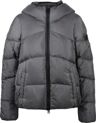 Peuterey Military Green Carena Hooded Quilted Down Jacket