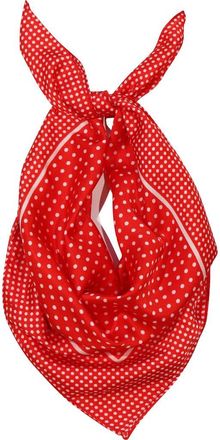 Petit Moments Isabella Polka Dot Square Scarf in Red at Nordstrom