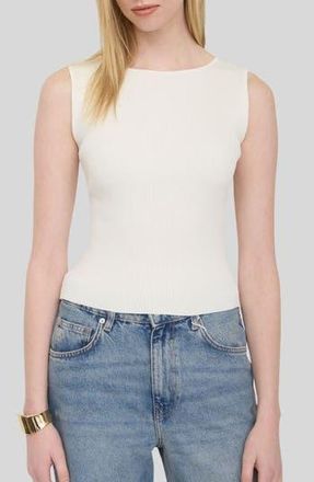 Blu Pepper Sleeveless Knit Top in Ivory at Nordstrom Rack, Size Medium