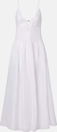 Tory Burch Linen and silk maxi dress