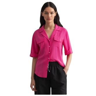 GANT Dames, Blouses & Shirts, Roze, Maat: L Viscose