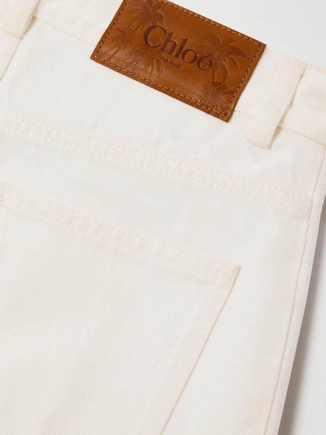 Chloé Jeansshorts Mit Fransen - Weiß ab 490,00 € - auf Stylight